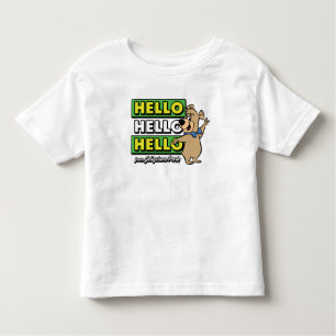 Boo-Boo Bear Hello Hello Hello From Jellystone Toddler T-shirt