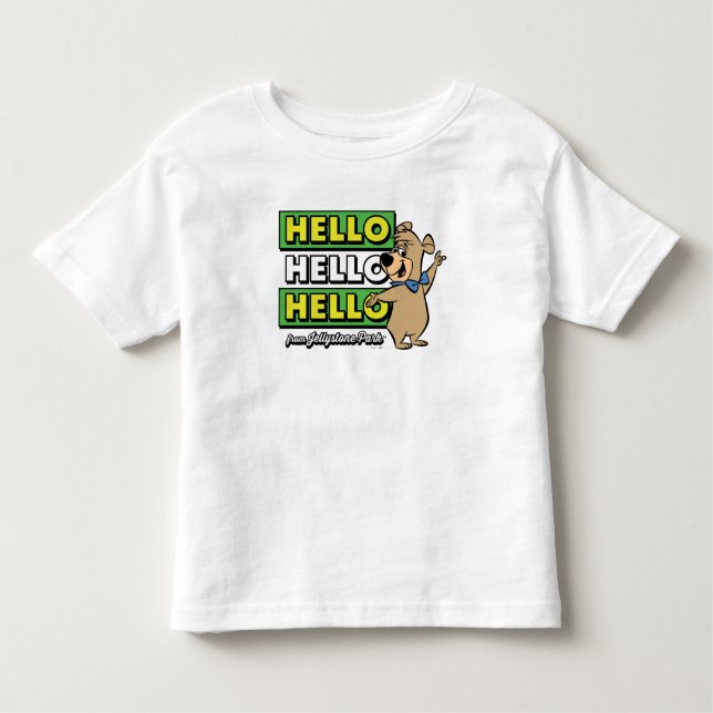 Boo-Boo Bear Hello Hello Hello From Jellystone Toddler T-shirt (Front)