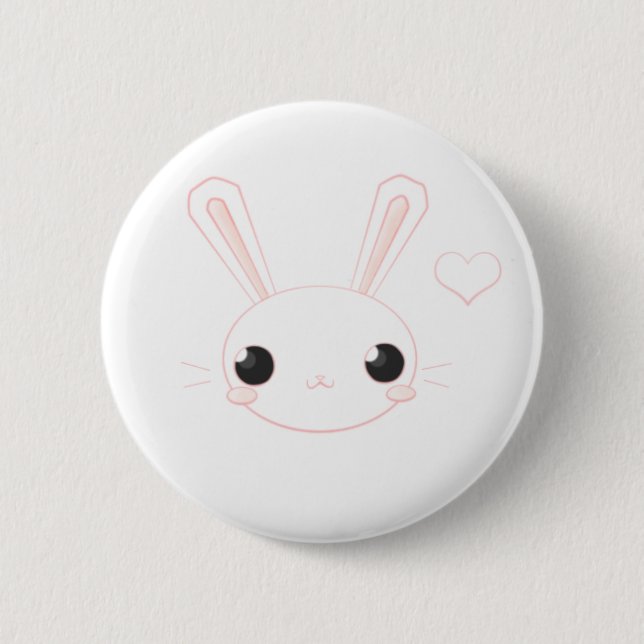 Boo-Boo Bunny Chan Button (Front)
