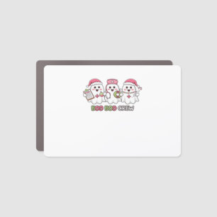 Boo Boo Crew Christmas, Ghost Nurse Oversized T-Sh Car Magnet