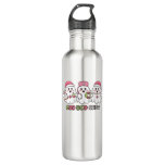 Boo Boo Crew Christmas, Ghost Nurse Oversized T-Sh Stainless Steel Water Bottle