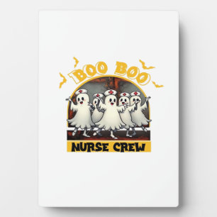 BOO BOO CREW CLASSIC NURSE HALLOWEEN T-SHIRT Overs Plaque