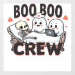 Boo Boo Crew Cute Halloween Nurse Ghosts Essential Wall Decal