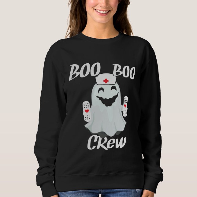 Boo Boo Crew EMT Paramedic and Nurse Sweatshirt (Front)