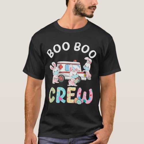 Boo Boo Crew Funny Bunny EMS EMT Paramedic Nurse E T_Shirt