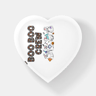 Boo Boo Crew � Funny Halloween Nurse Ghosts Medica Paperweight