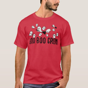 Boo Boo Crew Funny Matching Halloween Costume Boo T-Shirt