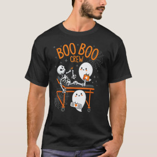 Boo Boo Crew Ghost Doctor Paramedic EMT Nurse Hall T-Shirt