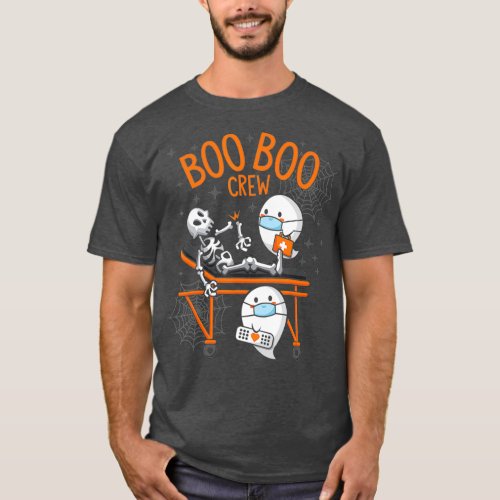 Boo Boo Crew Ghost Doctor Paramedic EMT Nurse T_Shirt