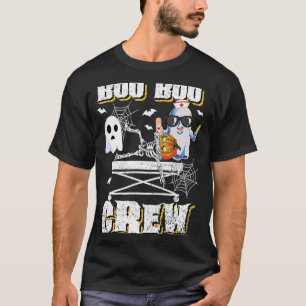 Boo Boo Crew Ghost EMS EMT Paramedic Nurse Hallowe T-Shirt