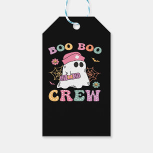 Boo Boo Crew Ghost Nurse Classic T-Shirt Gift Tags