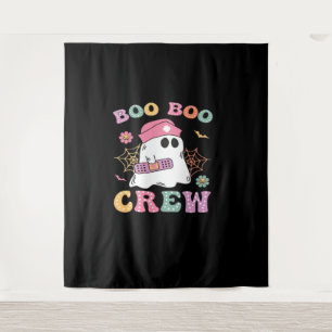 Boo Boo Crew Ghost Nurse Classic T-Shirt Tapestry