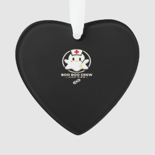 Boo Boo Crew Ghost Nurse - Cute and Spooky Hallowe Ornament