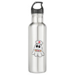 BOO BOO CREW Ghost Nurse Funny Halloween Essential Stainless Steel Water Bottle