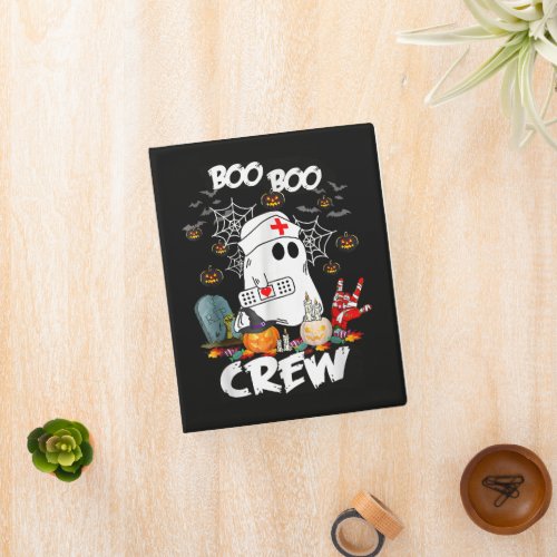 Boo Boo Crew Ghost Nurse Halloween Spooky  Mini Binder