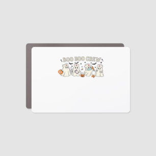 Boo Boo Crew Ghost Nurse Oversized T-Shirt Car Magnet