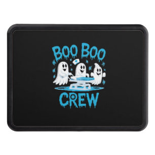 Boo Boo Crew Ghost Paramedic Nurse Halloween Essen Hitch Cover