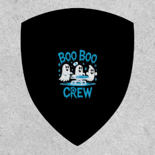 Boo Boo Crew Ghost Paramedic Nurse Halloween Essen Patch