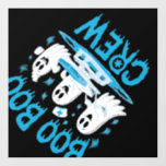 Boo Boo Crew Ghost Paramedic Nurse Halloween Essen Wall Decal