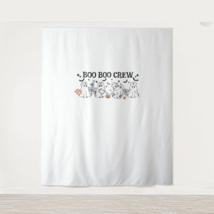 boo Boo Crew Halloween Classic T-Shirt Tapestry