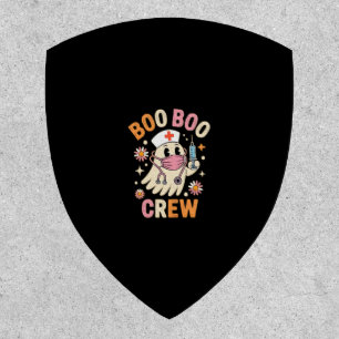 Boo Boo Crew Halloween Ghost Nurse Essential T-Shi Patch