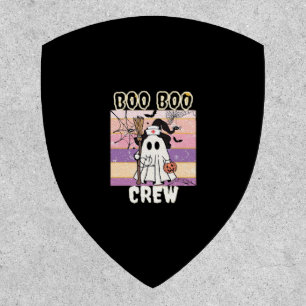 Boo Boo Crew Halloween Ghost Nurse Essential T-Shi Patch