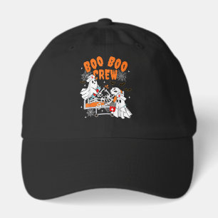 Boo Boo Crew Halloween Ghost Nurse Hat