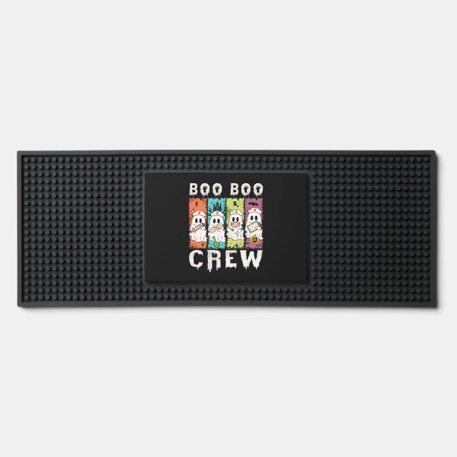 Boo Boo Crew Halloween Nurse Bar Mat (Front)