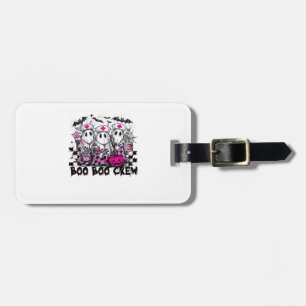 Boo Boo Crew Halloween Nurse Classic T-Shirt Luggage Tag