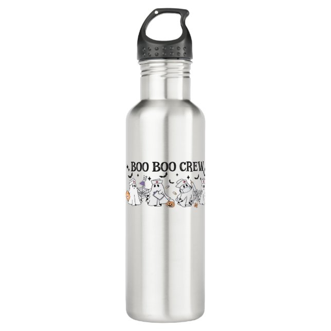 Boo Boo Crew Halloween Nurse Classic T-Shirt Stainless Steel Water Bottle (Front)