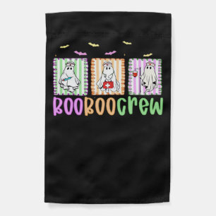 Boo Boo Crew Halloween Nurse Essential T-Shirt Garden Flag