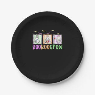 Boo Boo Crew Halloween Nurse Essential T-Shirt Paper Plates