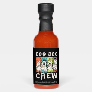 Boo Boo Crew Halloween Nurse Hot Sauces