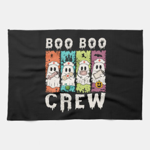 Boo Boo Crew Halloween Nurse Kitchen Towel