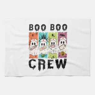 Boo Boo Crew Halloween Nurse Kitchen Towel