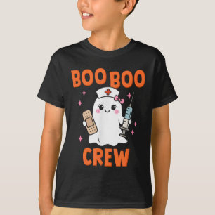 Boo Boo Crew Halloween Nurse Team Ghost T-Shirt