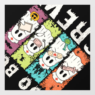 Boo Boo Crew Halloween Nurse Wall Decal