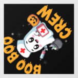 Boo Boo Crew Nurse Cute Ghost Halloween Nursing Es Wall Decal