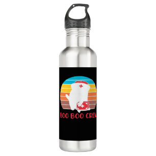 Boo Boo Crew Nurse Funny Ghost Halloween Classic T Stainless Steel Water Bottle