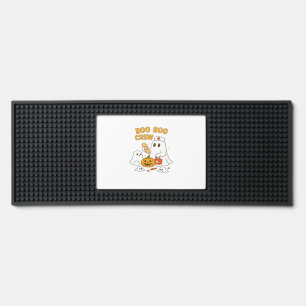 Boo Boo Crew Nurse Funny Halloween Ghost Nurse Gir Bar Mat