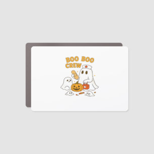 Boo Boo Crew Nurse Funny Halloween Ghost Nurse Gir Car Magnet