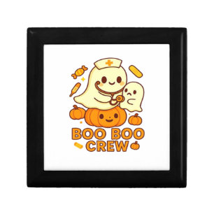 Boo Boo Crew Nurse Funny Halloween Ghost Nurse Gir Gift Box