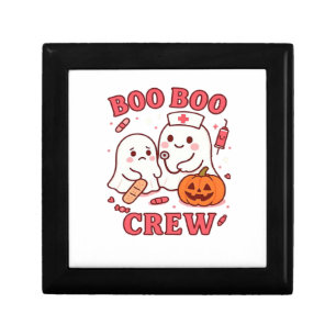 Boo Boo Crew Nurse Funny Halloween Ghost Nurse Gir Gift Box