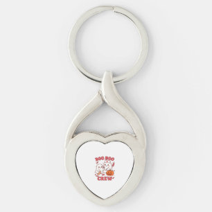 Boo Boo Crew Nurse Funny Halloween Ghost Nurse Gir Keychain