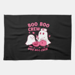 Boo Boo Crew Nurse Funny Halloween Ghost Nurse Gir Kitchen Towel