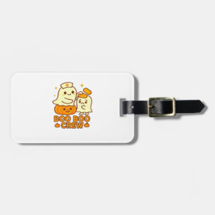 Boo Boo Crew Nurse Funny Halloween Ghost Nurse Gir Luggage Tag