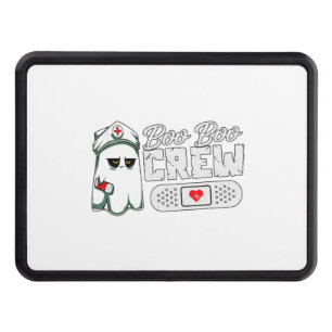 Boo Boo Crew Nurse Funny Halloween Scary Groups Hitch Cover