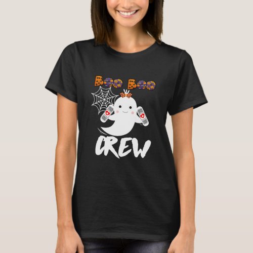 Boo Boo Crew Nurse Funny Halloween T_Shirt