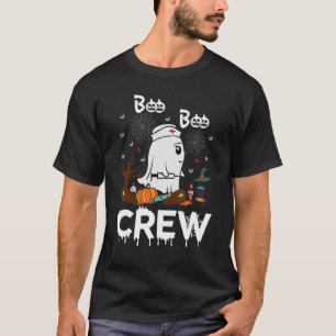 Boo Boo Crew Nurse Ghost  Halloween Costume T-Shirt