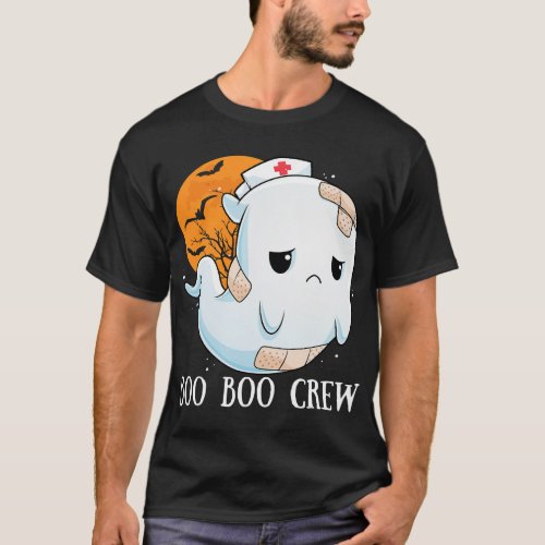 Boo Boo Crew Nurse Halloween Costume For Nurses RN T_Shirt